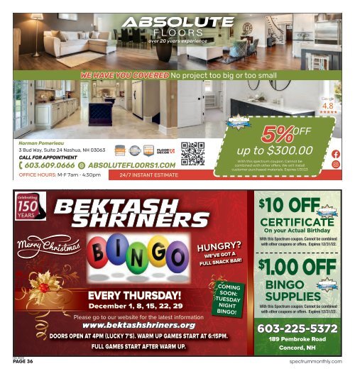 Spectrum Monthly Holiday Shopper Special Edition 2022