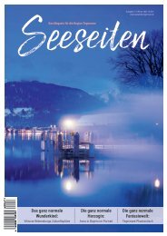 Seeseiten – das Magazin für die Region Tegernsee, Nr. 71, Ausgabe Winter 2022