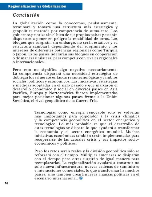 Regionalización contra Globalización-Quién es Quién Sin Fronteras 9a edición Noviembre 2022 - RQQsF