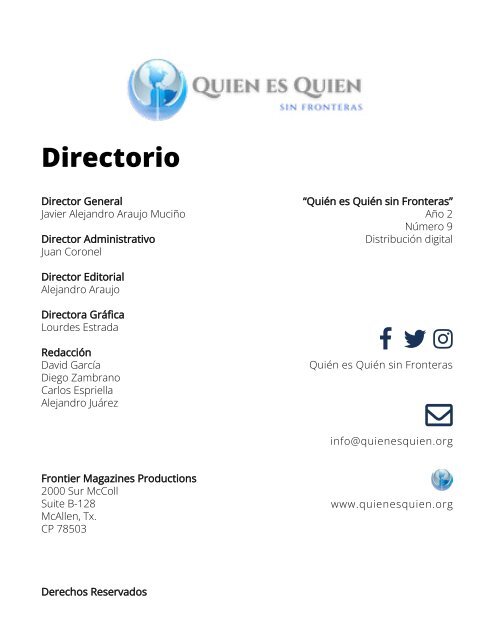 Regionalización contra Globalización-Quién es Quién Sin Fronteras 9a edición Noviembre 2022 - RQQsF
