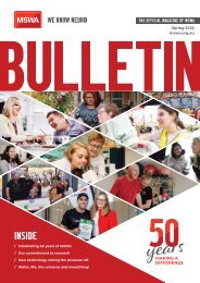 MSWA Bulletin Magazine Spring 2022