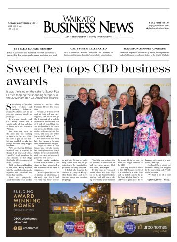  Waikato Business News October/November 2022