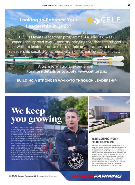  Waikato Business News October/November 2022