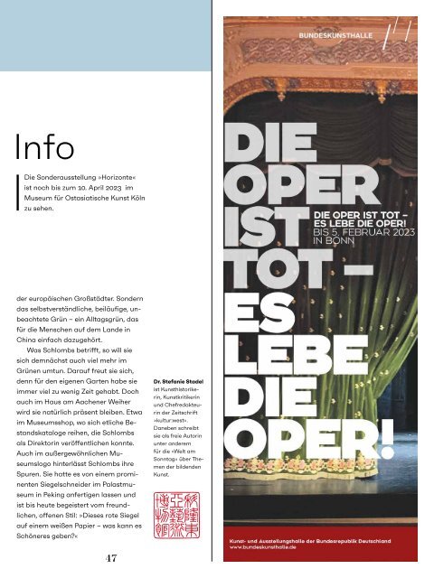 museenkoeln DasMagazin 2_/22