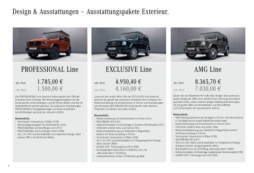 Mercedes-Benz-Preisliste-G-Klasse-W463