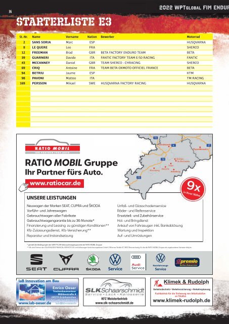 Programmheft | Rund um Zschopau 2022