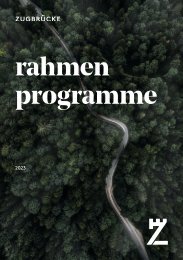 Rahmenprogramme 2023