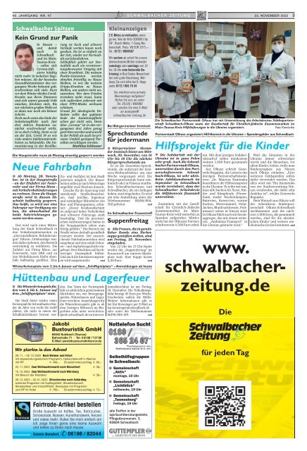 Schwalbacher Zeitung