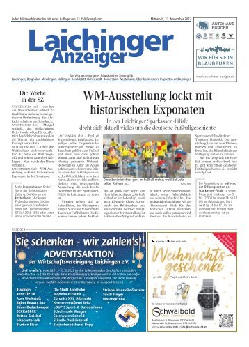 Laichinger Anzeiger 23.11.2022