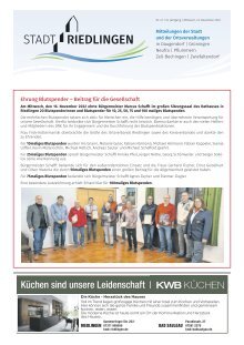 Amtliches Mitteilungsblatt Riedlingen 23.11.2022