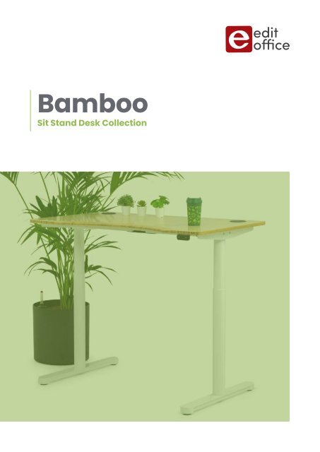 Bamboo Sit-Stand Adjustable Desking Range