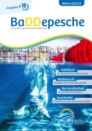 BaDDepesche Winter 2022/23 (Jubiläumsausgabe)