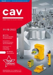 cav – Prozesstechnik für die Chemieindustrie 11-12.2022