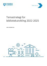 Temastrategi bibliotekutvikling 2022-2025 (Viken fylkes kommune)