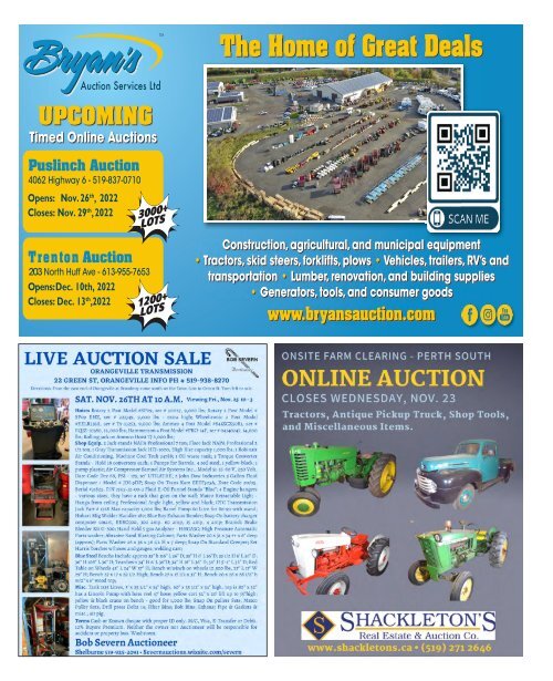 Woodbridge Advertiser/AuctionsOntario.ca - 2022-11-21