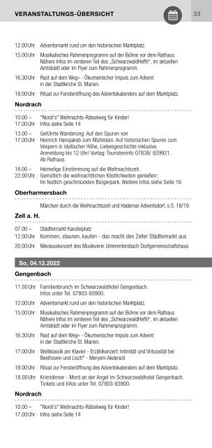 Schwarzwald-Heftli  Dezember 2022 - Januar 2023