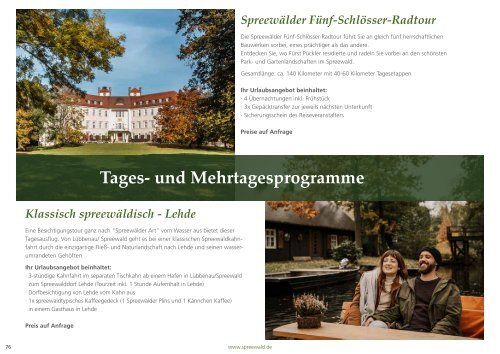 Spreewaldbroschüre URLAUB 2023