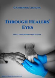 Through Healers' Eyes Symphony full score