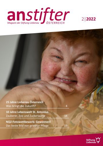 Anstifter 2, 2022 der Stiftung Liebenau Österreich