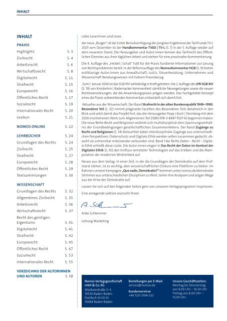 Neuerscheinungsübersicht Jura 2.2024