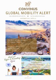 CONVINUS Global Mobility Alert Week 47.2022
