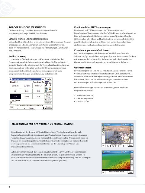 Technische Hinweise (PDF) - Sinning Vermessungsbedarf GmbH