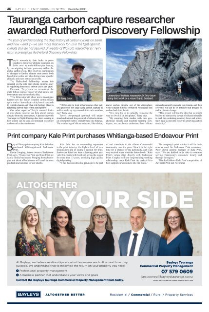 December 2022 - Bay of Plenty Business News