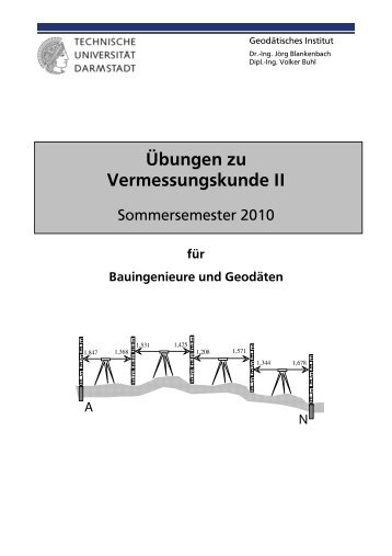 Übungen zu Vermessungskunde II - TU Darmstadt