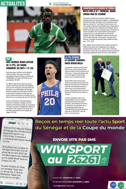 Journal wiwsport n81 - 25 novembre 2022