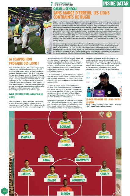 Journal wiwsport n81 - 25 novembre 2022