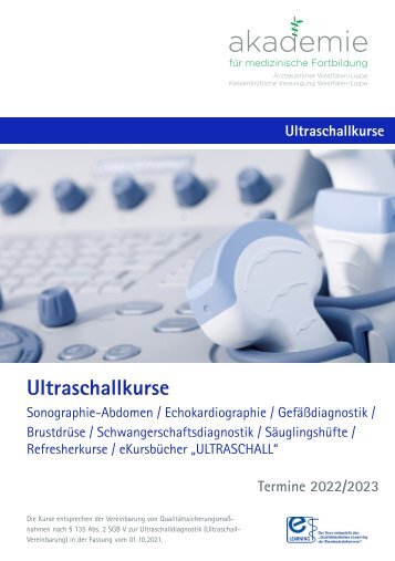 Ultraschallkurse – Termine 2022/2023