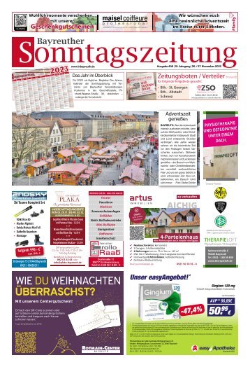 2022-11-27 Bayreuther Sonntagszeitung
