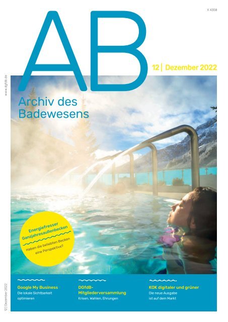 AB Archiv des Badewesens Dezember 2022