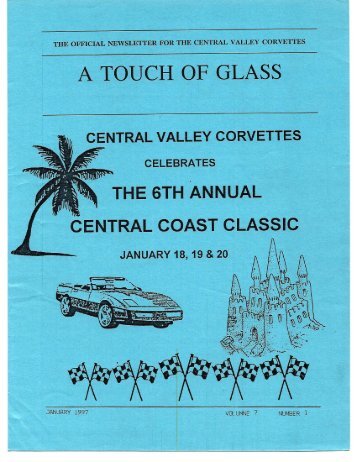 Central Valley Corvettes of Fresno - January 1997
