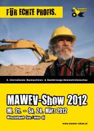 MAWEV-Show 2012 Folder deutsch