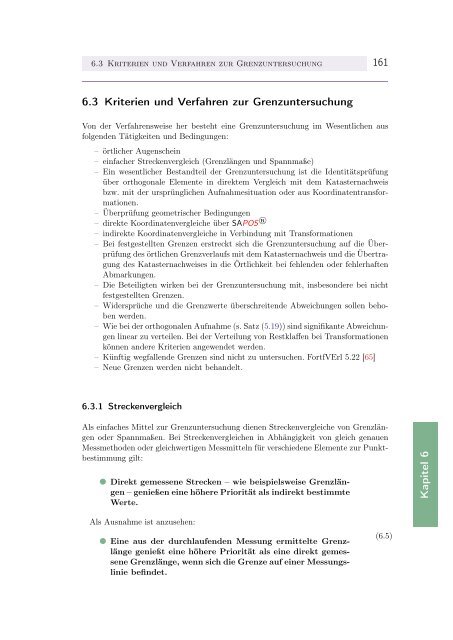 Grenzuntersuchung im Liegenschaftskataster