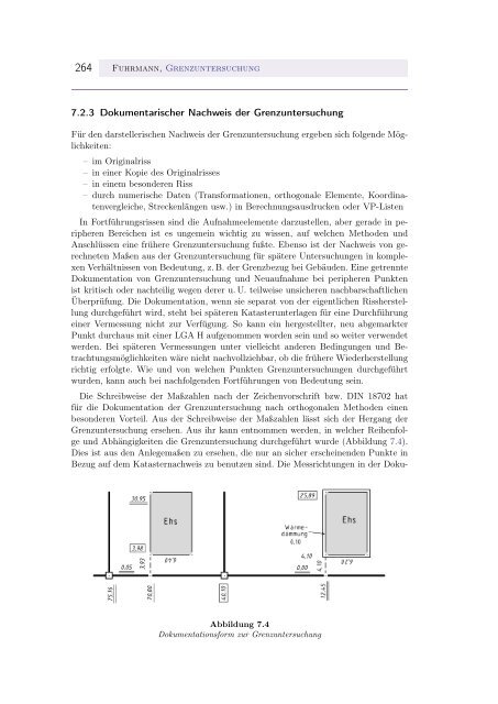 Grenzuntersuchung im Liegenschaftskataster