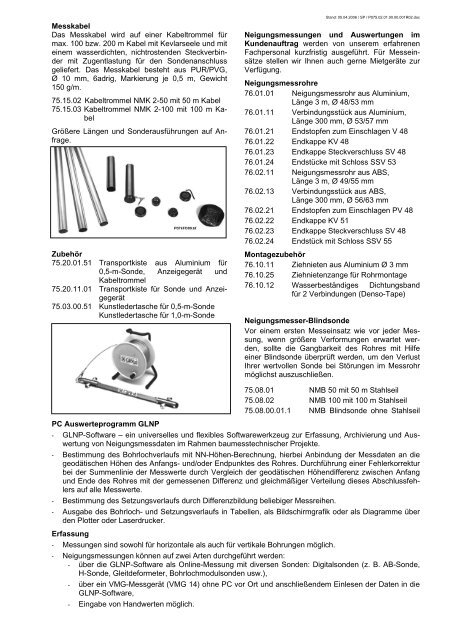 Typ - GLÖTZL Gesellschaft für Baumesstechnik mbH