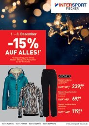 Weihnachts-Flugblatt Intersport Fischer