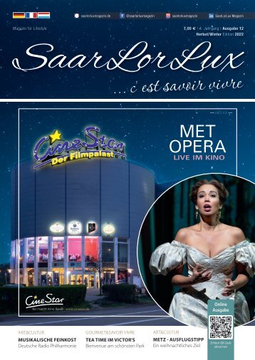 SaarLorLux Magazin Herbst/Winter 2022