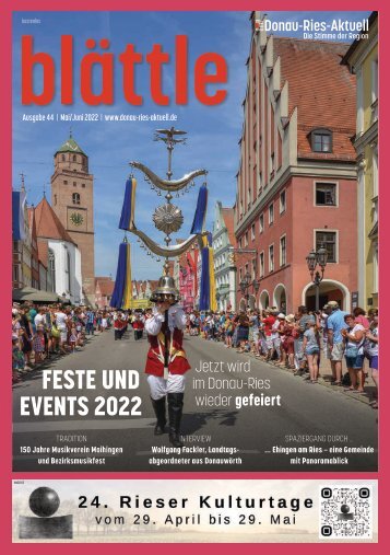 blaettle 44 - Mai/ Juni 2022