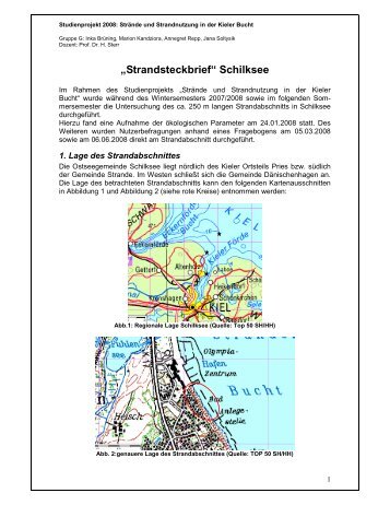 Strandsteckbrief Schilksee - Die Kieler Bucht und ihre Strände