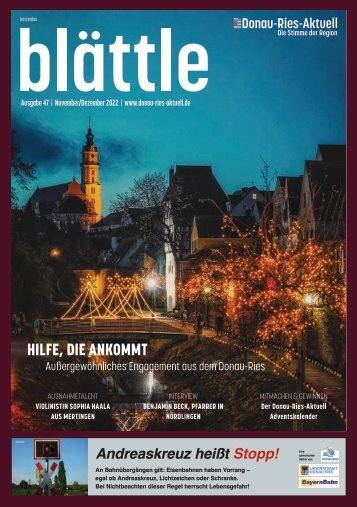 blaettle 47 - November/ Dezember 2022