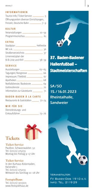 Baden-Baden aktuell Dezember 2022