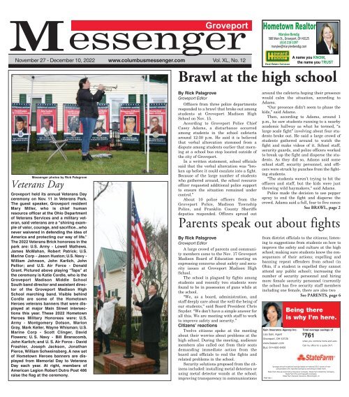 Groveport Messenger - November 27th, 2022