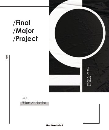 180º , Final Major Project Workbook by Ellen Andersin at Marbella Design Academy