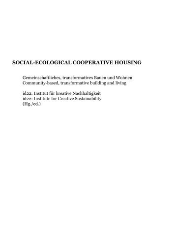 Social-Ecological Cooperative Housing