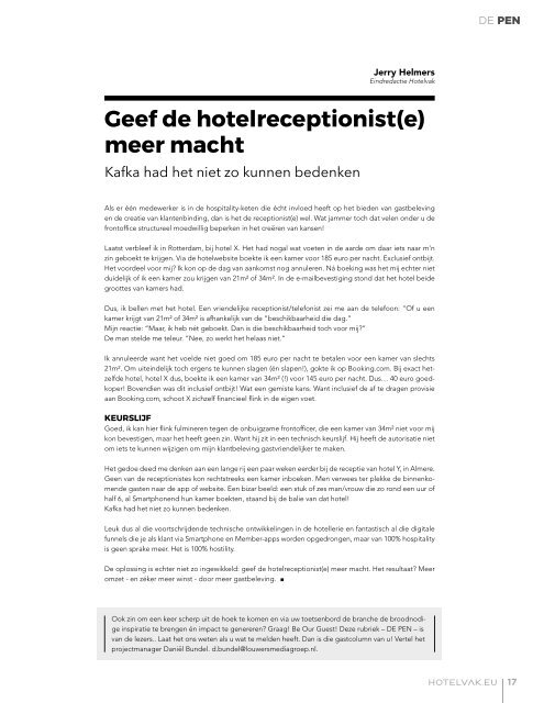 Hotelvak 01 2022