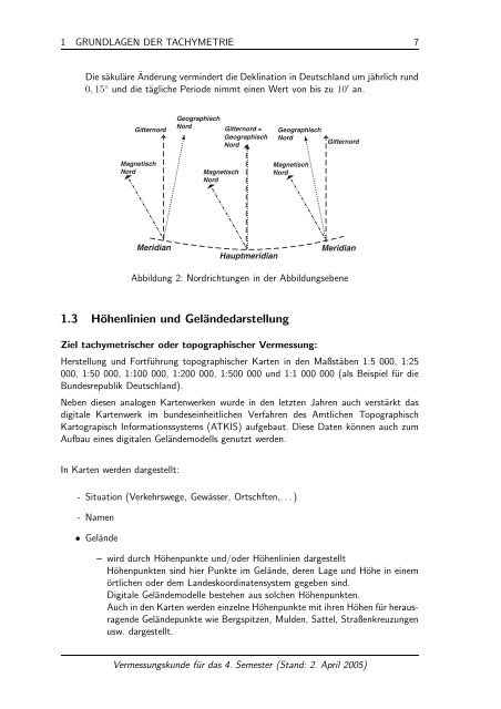 VERMESSUNGSKUNDE IV