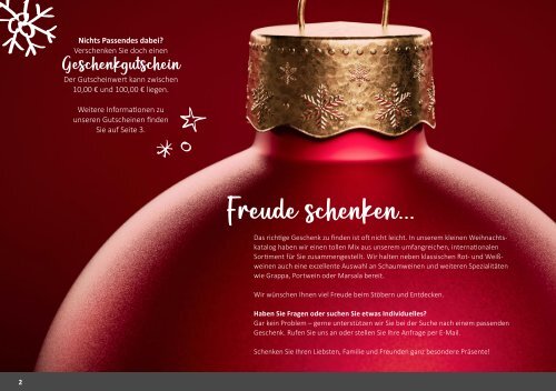 Vineshop24 - Katalog Weihnachten 2022